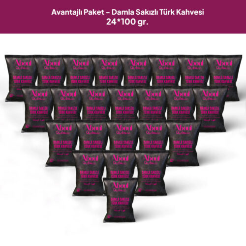 Aboul Qahwaa Damla Sakızlı Türk Kahvesi - 24x100gr.