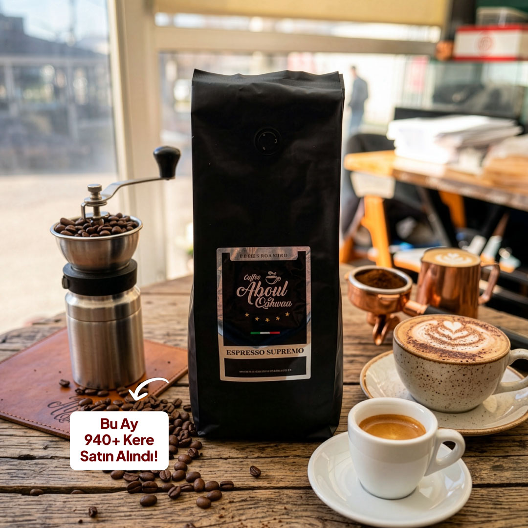Aboul Qahwaa Espresso Supremo - 1kg. - Görsel 4