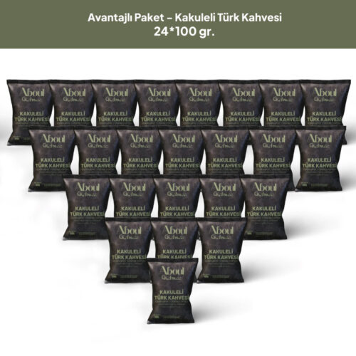 Aboul Qahwaa Kakuleli Türk Kahvesi - 24x100gr.