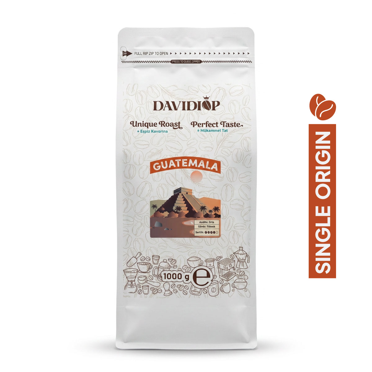 Davidiop Guatemala Yöresel Kahve 1000 gr.
